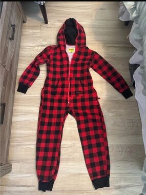 Tipsy Elves Buffalo Check Adult Onesie